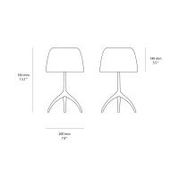 Foscarini Lumiere piccola lampada da tavolo