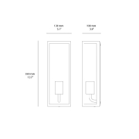 Astro Lighting Messina 130 lampada da parete
