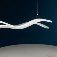 Fontana Arte Serpentine LED 23W Lampada Bianca a Sospensione A