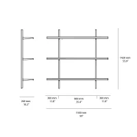 Pallucco Continua wall bookcase Pallucco Continua wall bookcase