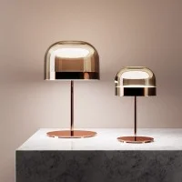 Fontana Arte Equatore LED Lampada da Tavolo In Vetro By