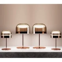 Fontana Arte Equatore LED Lampada da Tavolo In Vetro By