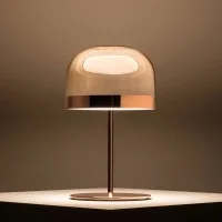 Fontana Arte Equatore LED Lampada da Tavolo In Vetro By