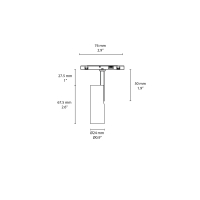 Flos Find Me 0 spotlight 24V for Zero Track Pro profile
