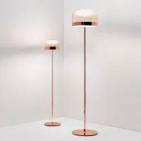 Fontana Arte Equatore LED Glass Floor Lamp By Gabriele and Fontana Arte Equatore LED Glass Floor Lamp By Gabriele and