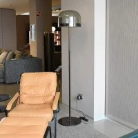 Fontana Arte Equatore Piantana LED Lampada da Terra In Vetro By