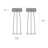 Foscarini Caboche Plus lampada da terra