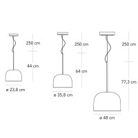 Fontana Arte Equatore LED Glass Suspension Lamp By Gabriele and
