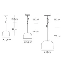 Fontana Arte Equatore LED Lampada a Sospensione In Vetro By