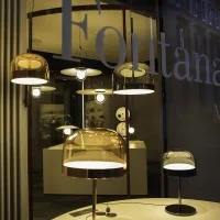Fontana Arte Equatore LED Lampada a Sospensione In Vetro By