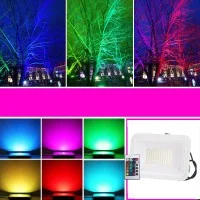 Lampo FLAT 30W LED RGB Adjustable White Floodlight With Remote