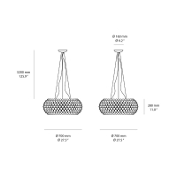 Foscarini Caboche Plus suspension lamp