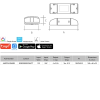 QLT RF/SMART Receiver 2.4Ghz for RGB RGBW Dim CT