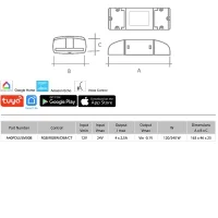QLT RF/SMART Receiver 2.4Ghz for RGB RGBW Dim CT