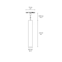 Flos Find Me 1 Suspension spotlight 24V for Zero Track Pro profile
