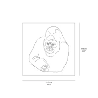 Danese Milano Quindici, il Gorilla silkscreen print
