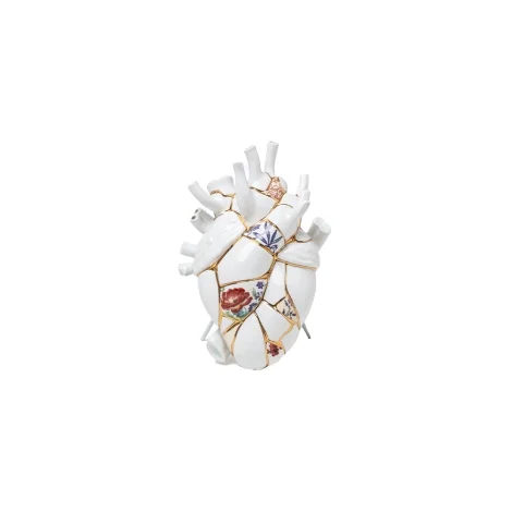 Seletti Love in Bloom Kintsugi vaso in porcellana