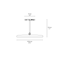 Flos Atom 200 spotlight 24V for Zero Track Pro profile