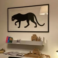 Danese Milano Quattro, la Pantera silkscreen print
