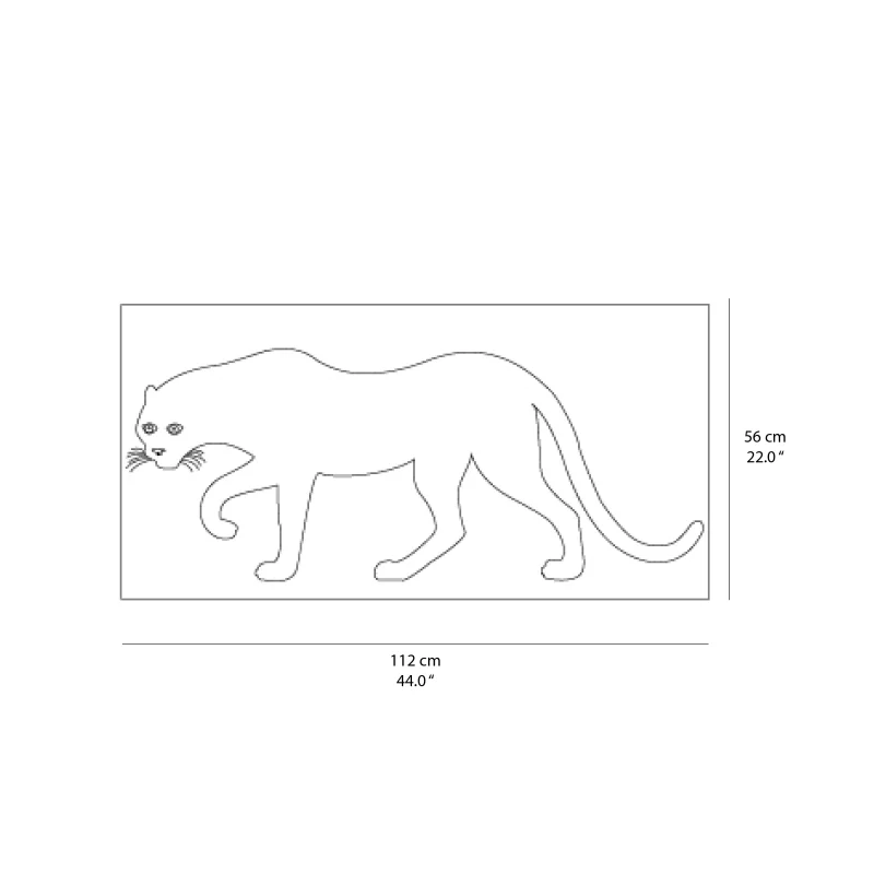 Danese Milano Quattro, la Pantera silkscreen print | Diffusione Luce