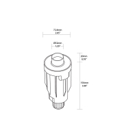 Luce & Light Cassaforma faretti Bright 1.0 1.6 1.8 316L