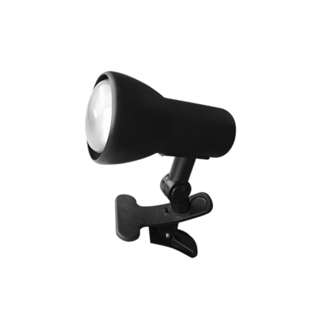 Lampo Spot E27 With Clamp In Metal Adjustable With Switch And
