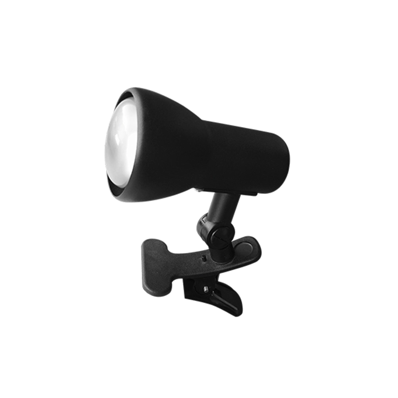 Lampo Spot E27 With Clamp In Metal Adjustable With Switch And Lampo Spot E27 With Clamp In Metal Adjustable With Switch And