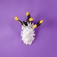 Seletti Holy Love in Bloom porcelain wall vase