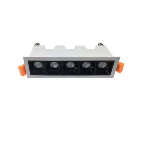 Blade Linear Recessed Spotlight 5 Light Points LED 10W 36°