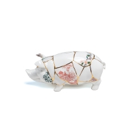 Seletti Kintsugi Piggy Bank salvadanaio in porcellana