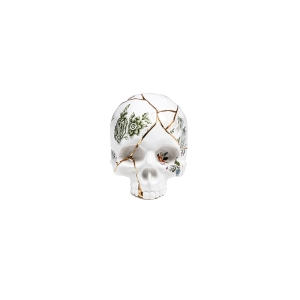 Seletti Kintsugi porcelain skull