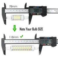Duralamp ERRE7s LED R7s 16W 1600lm 2700K 118mm Luce Calda Duralamp ERRE7s LED R7s 16W 1600lm 2700K 118mm Luce Calda