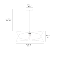 Mantra Polinesia suspension lamp