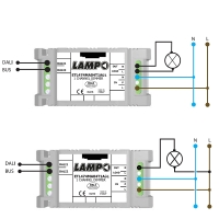 Lampo Dimmer Dali uscita taglio di fase