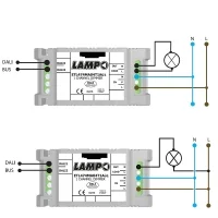 Lampo Dimmer Dali uscita taglio di fase Lampo Dimmer Dali uscita taglio di fase