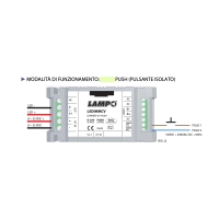 Lampo Dimmer push / dali / 0-10V Tensione Costante