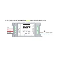 Lampo Dimmer push / dali / 0-10V Tensione Costante