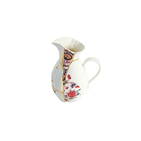 Seletti Caraffa Kintsugi in porcellana e oro Seletti Caraffa Kintsugi in porcellana e oro