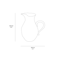 Seletti Kintsugi Carafe in porcelain and gold