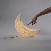 Seletti My Tiny Moon lampada a led da tavolo per interno