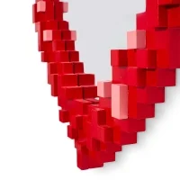 Seletti Pixel Mirror in Mdf and Glass