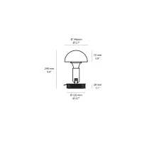 Faro Barcelona Bela table lamp