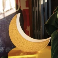 Seletti My Tiny Moon lampada a led da tavolo per interno