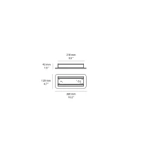 Linea Light Gemini W1 lampada bi-emissione da parete