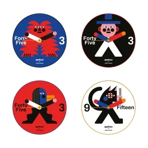 Qeeboo Oggian clocks