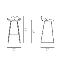 Qeeboo Filicudi Stool sgabello