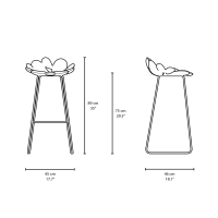 Qeeboo Filicudi Stool