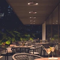 Linea Light Lira outdoor ceiling lamp