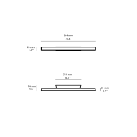 Linea Light Lira SB lampada da soffitto per esterni