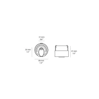 iLed Quara F frameless outdoor step light